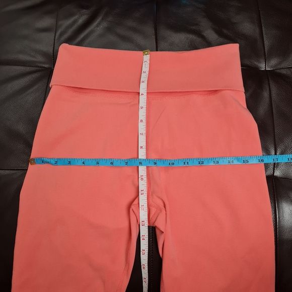 Free People Movement Moonshadow High Waisted Foldover Yoga Leggings Peach M - Picture 15 of 16